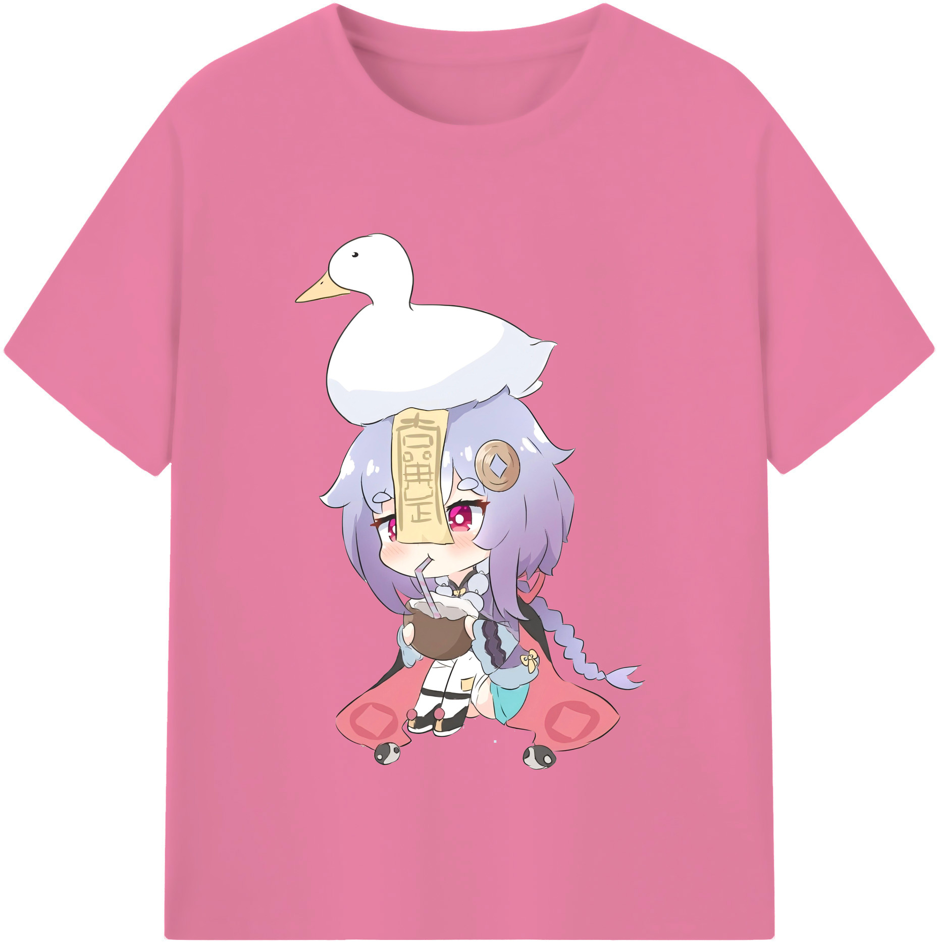 げんし神 七七 なな  genshin Nana 綿100％半袖Tシャツ（フロントプリント）